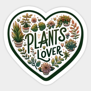 Plants lover Sticker